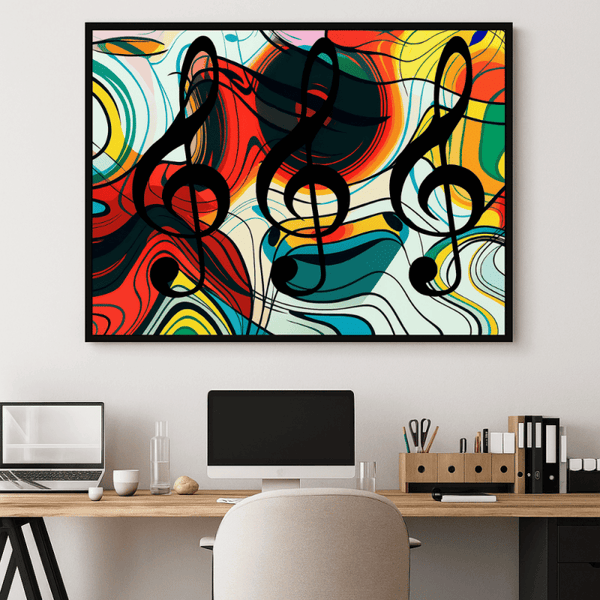 Abstract set of Music Clefs - FanaticPrintz