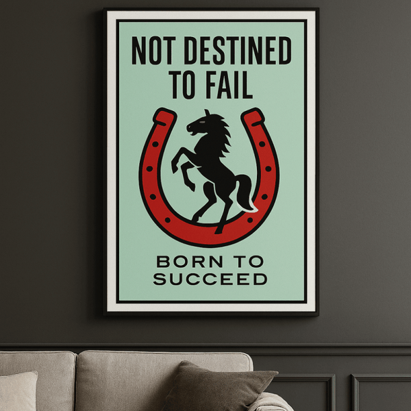 Destined to Succeed Canvas Art - FanaticPrintz