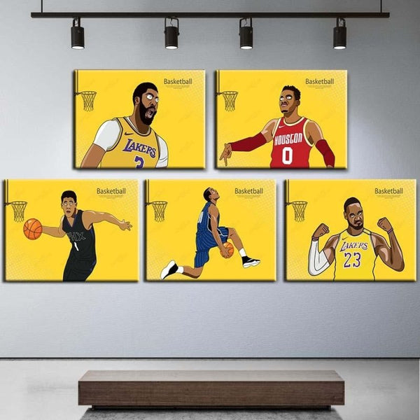 5 PIECE BASKETBALL BUNDLE - FanaticPrintz
