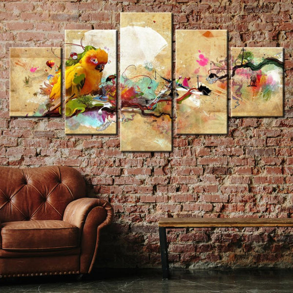 Abstract Birds Canvas Set - FanaticPrintz