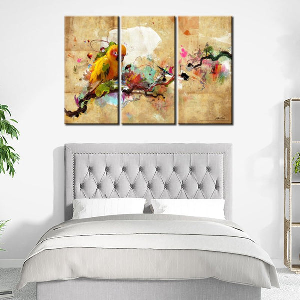 Abstract Birds Canvas Set - FanaticPrintz