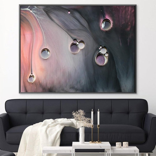 Abstract Drops Canvas Art Ready To Hang - FanaticPrintz