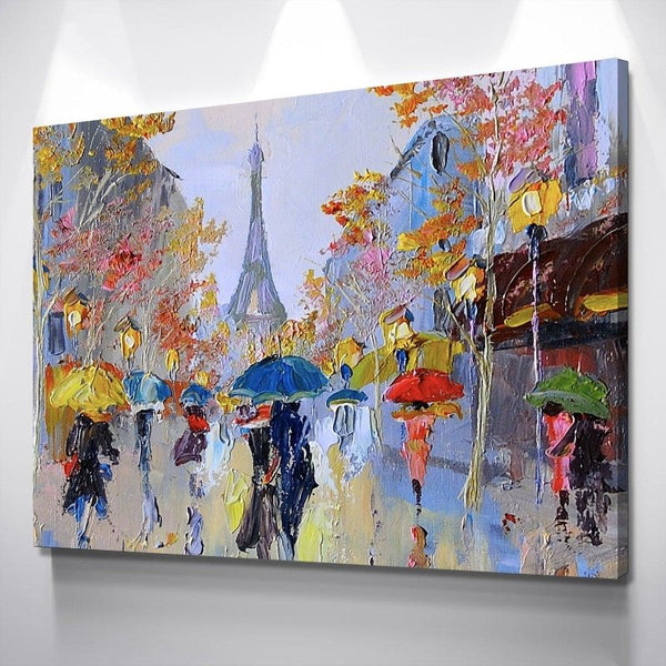 Abstract Eiffel Tower Canvas Set - FanaticPrintz