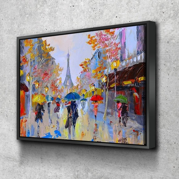 Abstract Eiffel Tower Canvas Set - FanaticPrintz