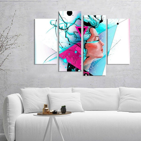 Abstract Lady Canvas Set - FanaticPrintz