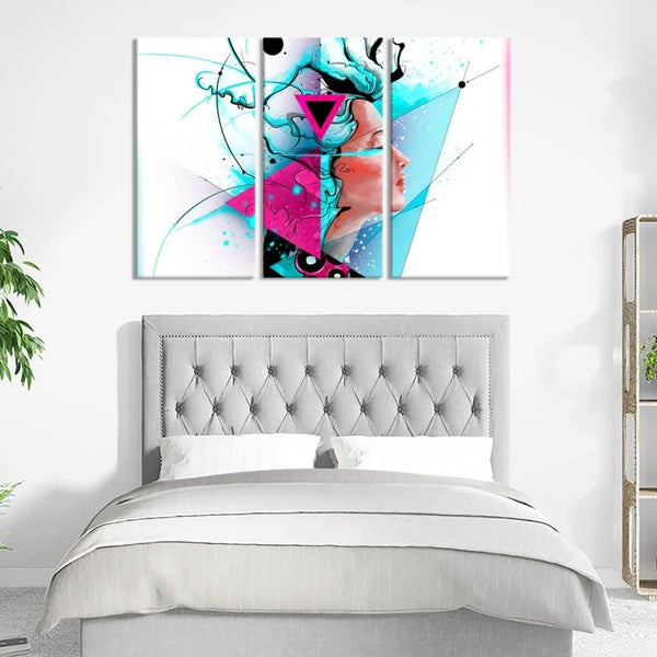 Abstract Lady Canvas Set - FanaticPrintz
