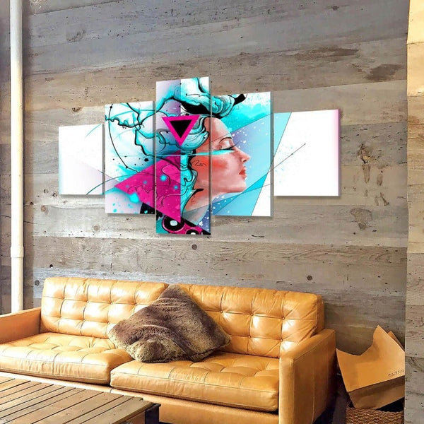 Abstract Lady Canvas Set - FanaticPrintz