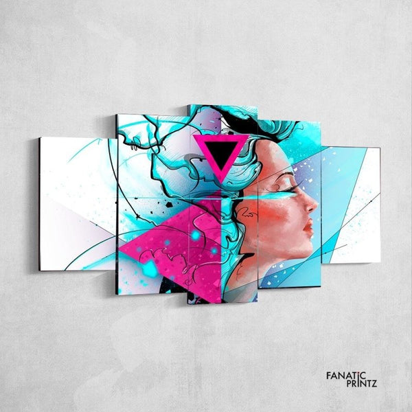 Abstract Lady Canvas Set - FanaticPrintz