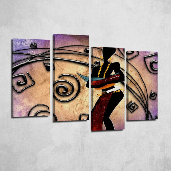 Abstract Retro Gate Canvas Set - FanaticPrintz