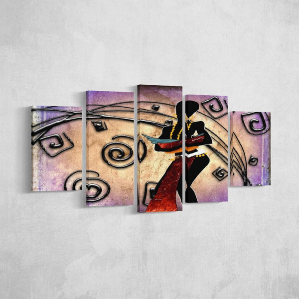 Abstract Retro Gate Canvas Set - FanaticPrintz