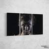 African Gold Black Necklace Lady Canvas Set - FanaticPrintz