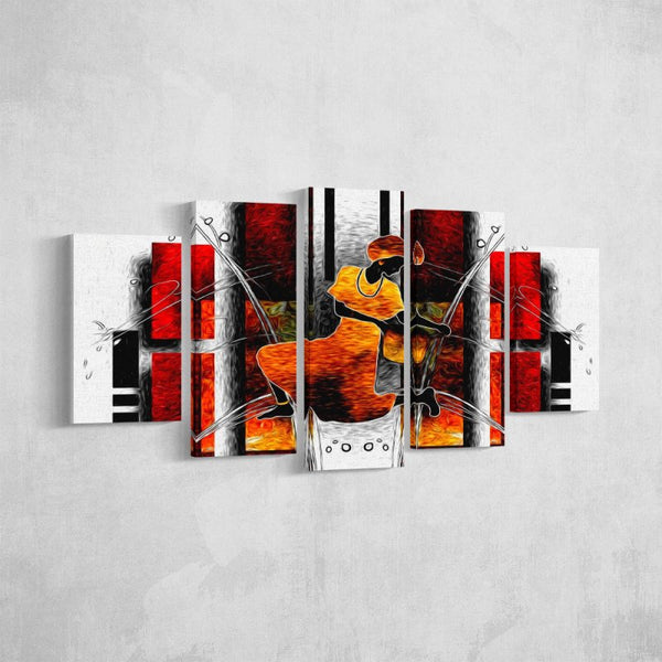 African Retro Gate Canvas Set - FanaticPrintz