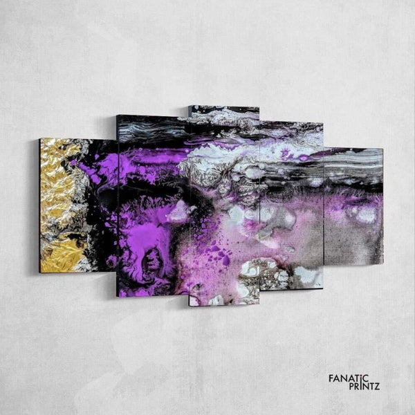 Amethyst Symphony Canvas Set By Amber Lamoreaux Art - FanaticPrintz