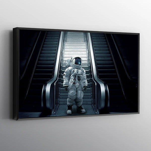 Astronaut Stairs Canvas Set - FanaticPrintz