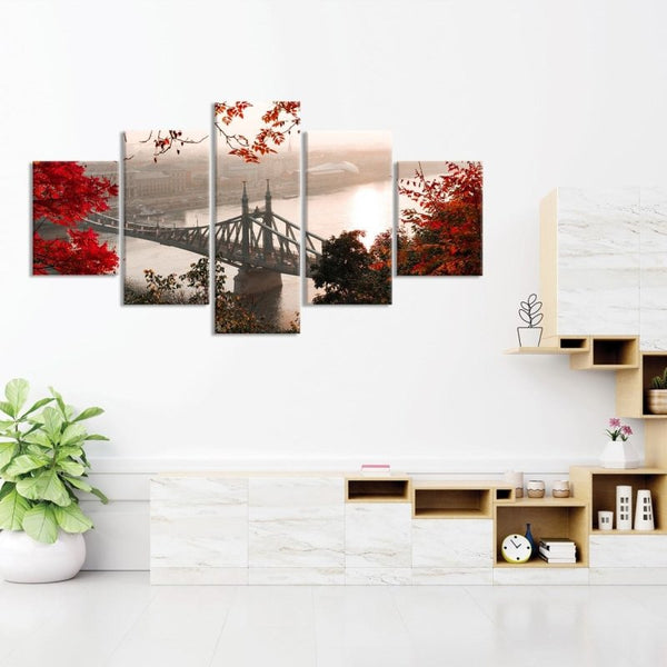 Automn Birdge Canvas Set - FanaticPrintz