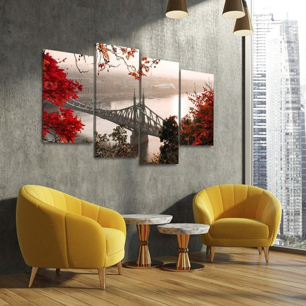 Automn Birdge Canvas Set - FanaticPrintz