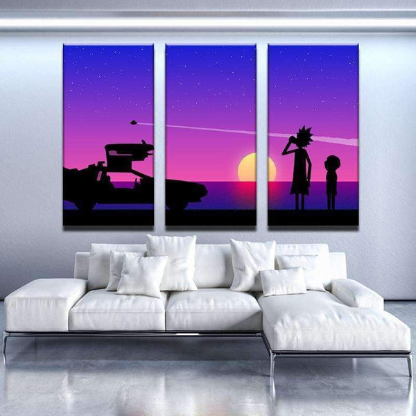 Back To The Future Canvas Set - FanaticPrintz