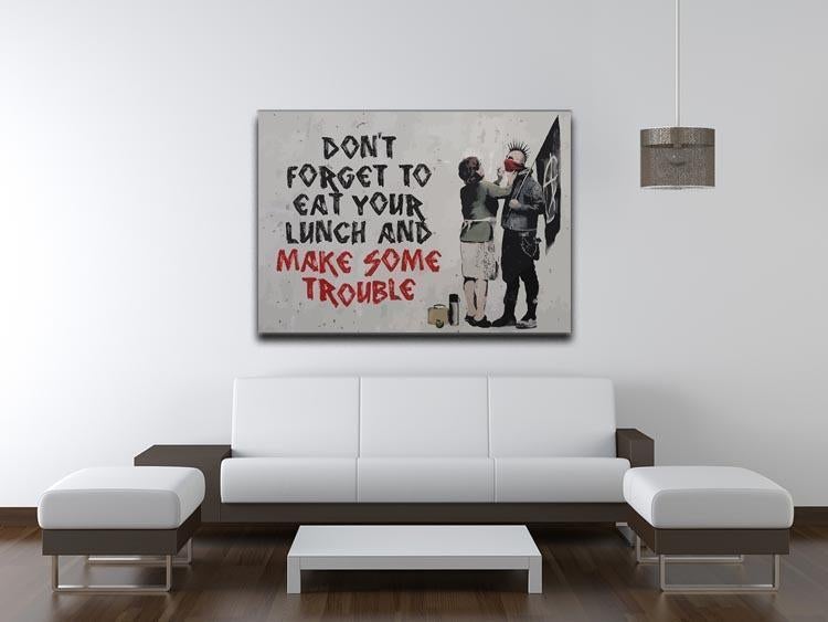 BANKSY EAT YOUR LAUNCH - FanaticPrintz