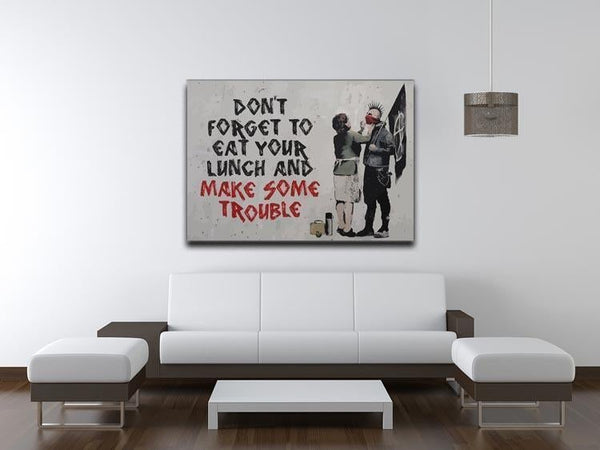 BANKSY EAT YOUR LAUNCH - FanaticPrintz