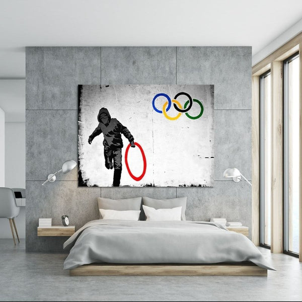 BANKSY OLYMPICS LOOTER - FanaticPrintz