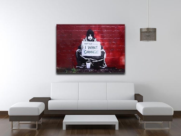BANSKY I WANT CHANGE - FanaticPrintz