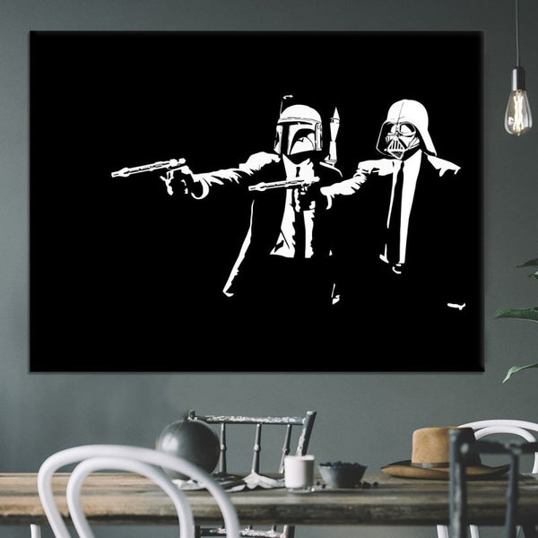 BANSKY PULP FICTION STAR WARS - FanaticPrintz