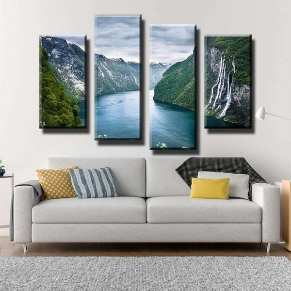 Between The Mountains Canvas Set - FanaticPrintz