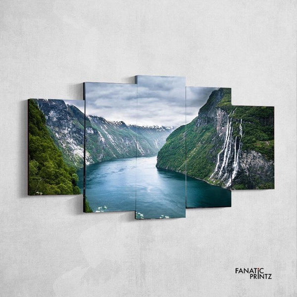 Between The Mountains Canvas Set - FanaticPrintz