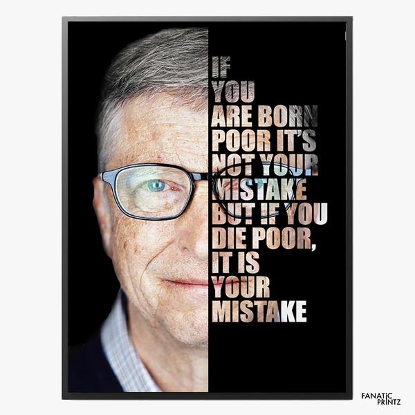 BILL GATES - LIMITED EDITION - FanaticPrintz
