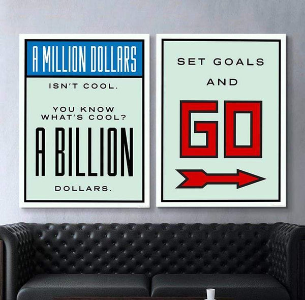 BILLIONAIRE VS SET GOALS AND GO BUNDLE OFFER - FanaticPrintz