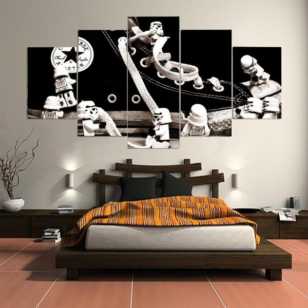 Black and White All Stars Center - FanaticPrintz