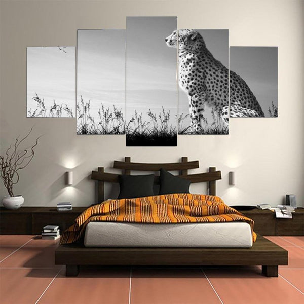 Black And White Cheetah - FanaticPrintz