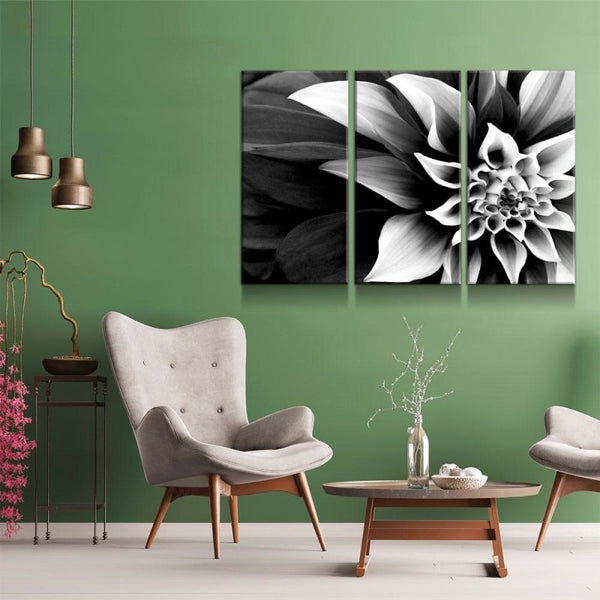 BLACK AND WHITE ROSE CANVAS SET LIMITED EDITION - FanaticPrintz