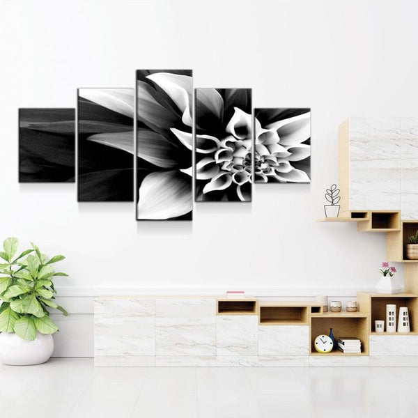 BLACK AND WHITE ROSE CANVAS SET LIMITED EDITION - FanaticPrintz
