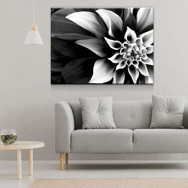 BLACK AND WHITE ROSE CANVAS SET LIMITED EDITION - FanaticPrintz