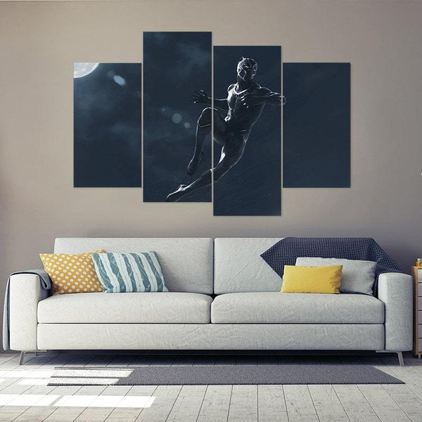 Black Panther Jump Canvas Set - FanaticPrintz