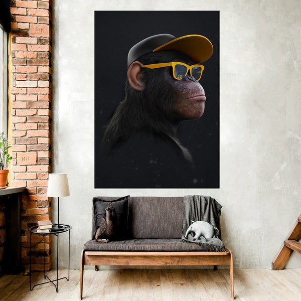 Blind Monkey Canvas - FanaticPrintz