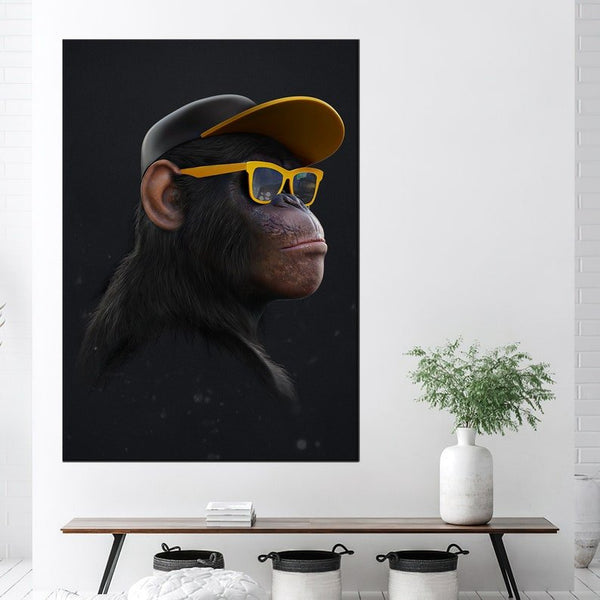 Blind Monkey Canvas - FanaticPrintz