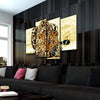 Blue Eyes Jaguar Canvas Art - FanaticPrintz