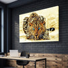 Blue Eyes Jaguar Canvas Art - FanaticPrintz