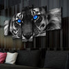 Blue Eyes Tiger Canvas Set - FanaticPrintz