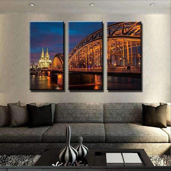 Bridge To Cathedral Canvas Set - FanaticPrintz