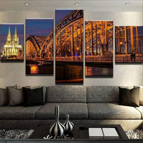 Bridge To Cathedral Canvas Set - FanaticPrintz