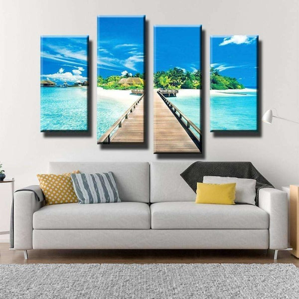 Bridge To Paradise Canvas Set - FanaticPrintz