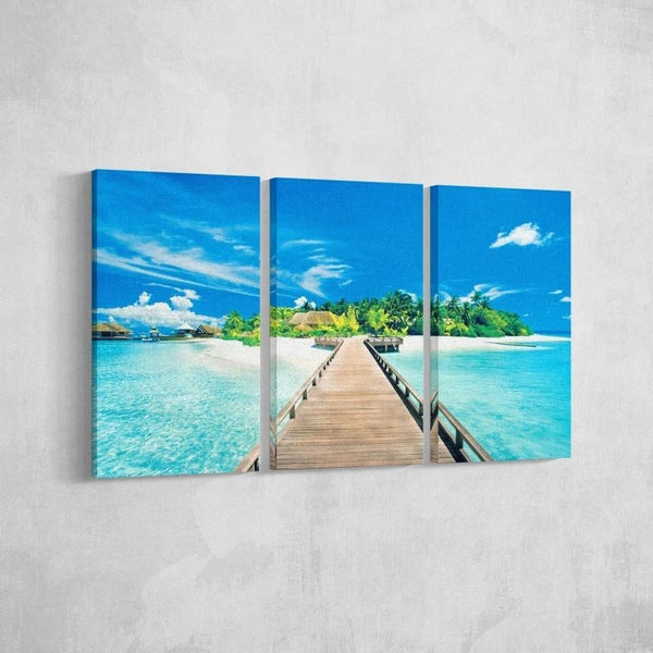 Bridge To Paradise Canvas Set - FanaticPrintz