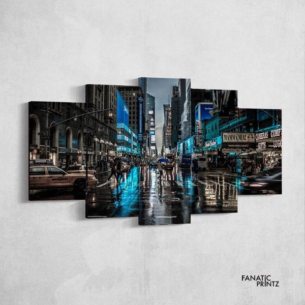 Busy New York Canvas Set - FanaticPrintz