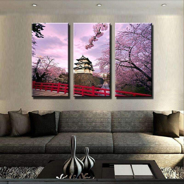 Cherry Blossom Japan Canvas Set - FanaticPrintz