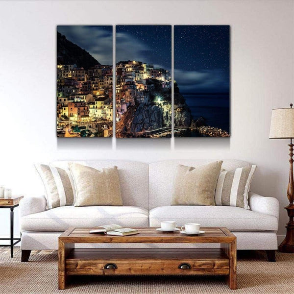 Cinque Terre Canvas Art - FanaticPrintz