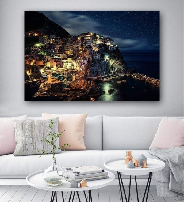 Cinque Terre Canvas Art - FanaticPrintz