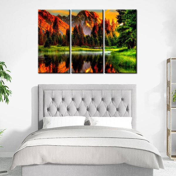 Colorful Forest Canvas Set - FanaticPrintz